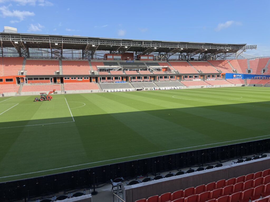 houston pnc stadium dynamo and dash soccer platinum te paspalum turfgrass